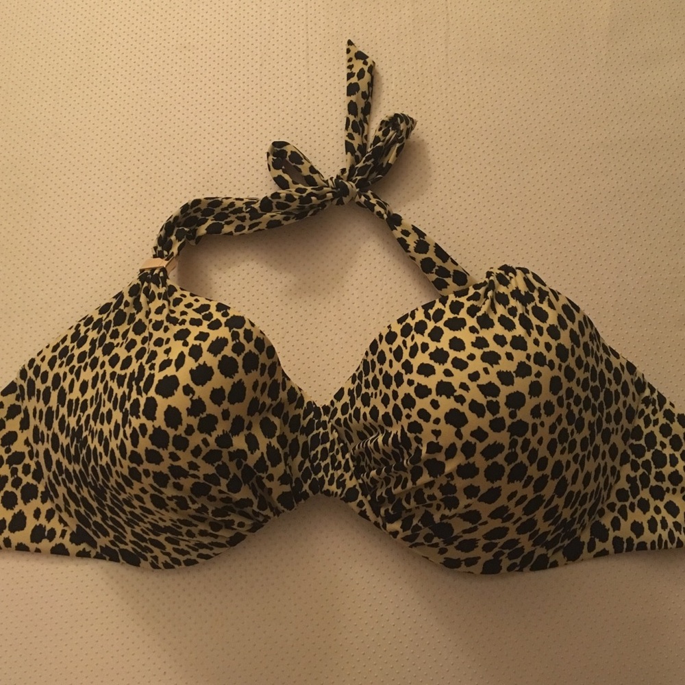 VS Cheetah Print Bikini Top